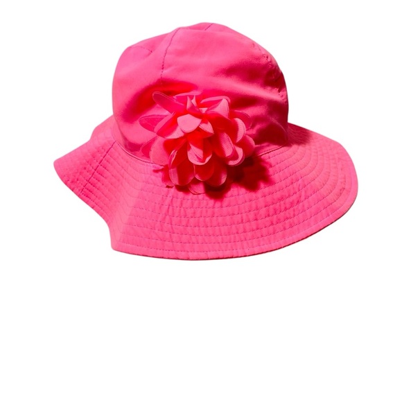 Carter's Bright Pink Girl's Toddler Sun Hat NWOT Sz-2-4T - Picture 2 of 3